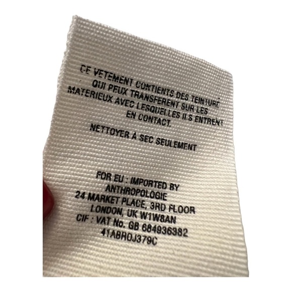 Anthropologie Cartonnier Limpopo Motif Blue Blazer XS - Picture 10 of 11